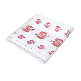 Sac en PE et Papier Réutilisable Fermeture Adhésiv Sacofresh Rouge 30x25cm (100 Utés)