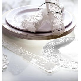 Dentelle en Papier Blanc Ø23cm (250 Utés)
