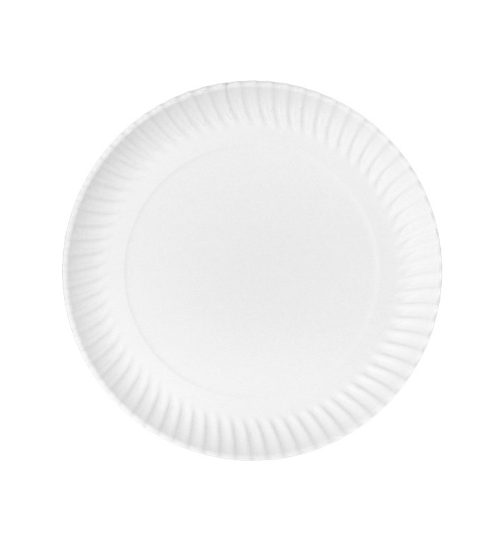 Assiette en Carton Ronde Blanc Ø27cm 550g/m² (50 Utes) Assiette en Carton Ronde Blanc Ø27cm 550g/m² (50 Utes)