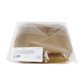 Papier Kraft pour Friteuse sans Huile 40g 17x17x4cm (50 Utés)