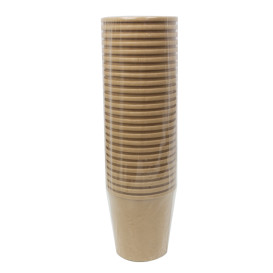 Pot en Carton Kraft-Kraft 450ml Ø9,5cm (25 Utés)