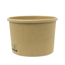 Pot en Carton Kraft-Kraft 250ml Ø9,0cm (400 Utés)