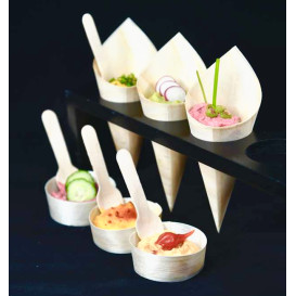 Verrine Dégustation Bois 40ml Ø5x2cm (1.200 Utés)