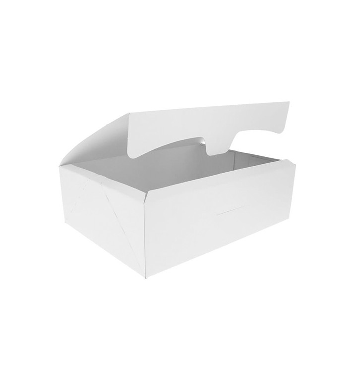 Boîte pâtissière 17,5x11,5x4,7cm 250g Blanc (20 Unités) Boîte pâtissière 17,5x11,5x4,7cm 250g Blanc (20 Unités)