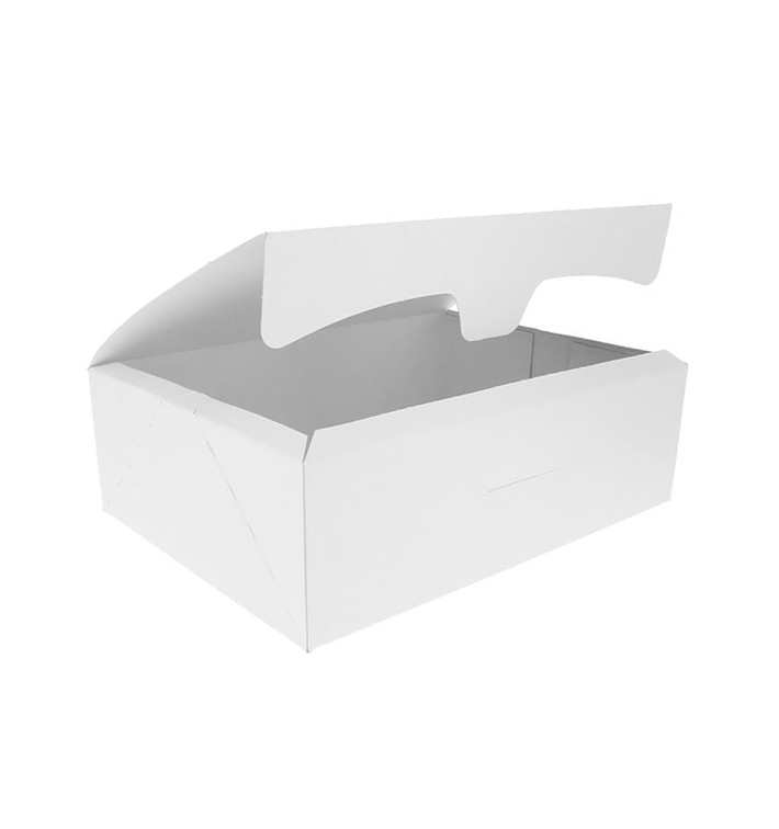 Boîte pâtissière 20,4x15,8x6cm 1Kg Blanc (20 Unités) Boîte pâtissière 20,4x15,8x6cm 1Kg Blanc (20 Unités)