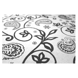 Nappe papier en ROULEAU "Cachemire" Blanc 1,2x100m 37g (1 Uté)