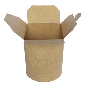 Sac Non-Tissé pour Bouteille Marron 17+10x40cm (200 Utés)