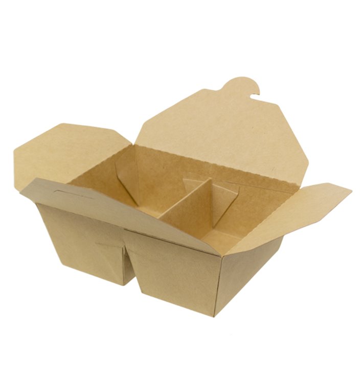 Boîte Américaine Kraft-Kraft 2C 17x13,5x6,5cm 1.000ml (200 Utés) Boîte Américaine Kraft-Kraft 2C 17x13,5x6,5cm 1.000ml (200 Utés)