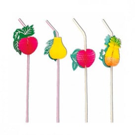 Pailles Flexibles  Ø5mm 23 cm 