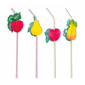Pailles Flexibles  Ø5mm 33 cm 