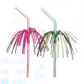 Pailles Flexibles Palmier Ø5mm 23 cm 
