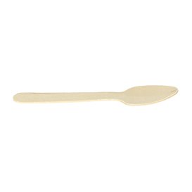 Mini Cuillère en bois Eco 11cm (100 Utés)