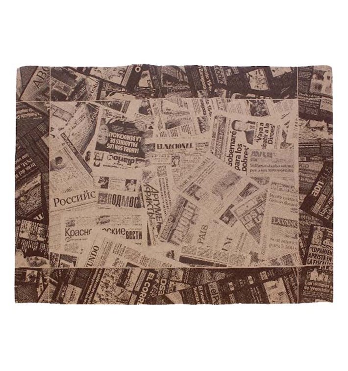 Set de Table papier 30x40cm Kraft "Presse" 50g (2500 Utés) Set de Table papier 30x40cm Kraft "Presse" 50g (2500 Utés)
