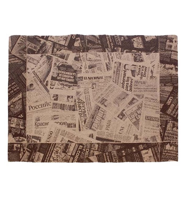 Set de Table papier 30x40cm Kraft "Presse" 50g (500 Utés) Set de Table papier 30x40cm Kraft "Presse" 50g (500 Utés)