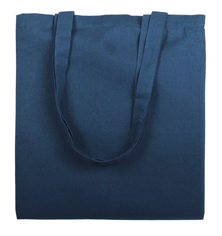 Sac Coton avec Anses Longues Bleu Marine 38x42cm (25 Utés) Sac Coton avec Anses Longues Bleu Marine 38x42cm (25 Utés)