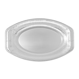 Plat Oval Aluminium 2150ml (10 Unités)