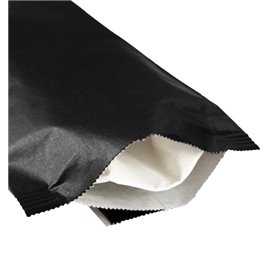 Enveloppe Porte-Couverts avec Serviettes Noir 11x25cm (100 Utés)