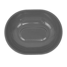 Bol réutilisable durable PP Bio Grey « Revolve » Ovale 1000ml 22x17,4x5cm (1 Uté)