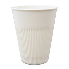 Gobelet Réutilisable et Durable en PP Crème 355ml Ø9,6cm (25 Unités)