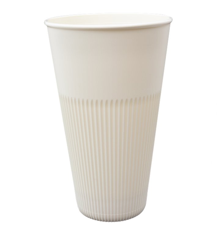 Gobelet Réutilisable et Durable en PP Crème 470ml Ø9,6cm (300 Unités) Gobelet Réutilisable et Durable en PP Crème 470ml Ø9,6cm (300 Unités)