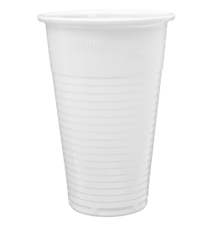 Gobelet Plastique PP Blanc 220ml (3.000 Utés) Gobelet Plastique PP Blanc 220ml (3.000 Utés)