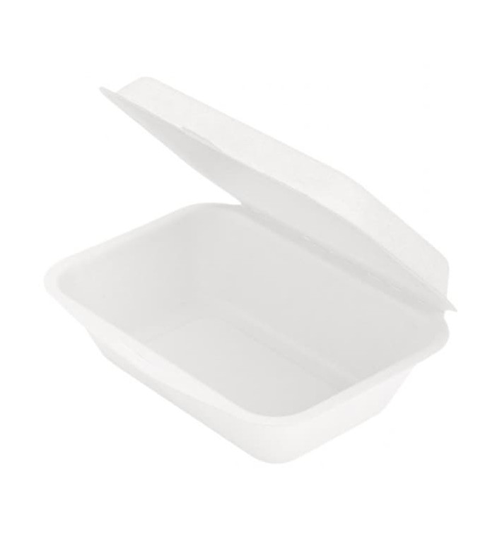 Boîte Bio en Canne à Sucre Blanc 136x182x64mm (1.000 Unités) Boîte Bio en Canne à Sucre Blanc 136x182x64mm (1.000 Unités)