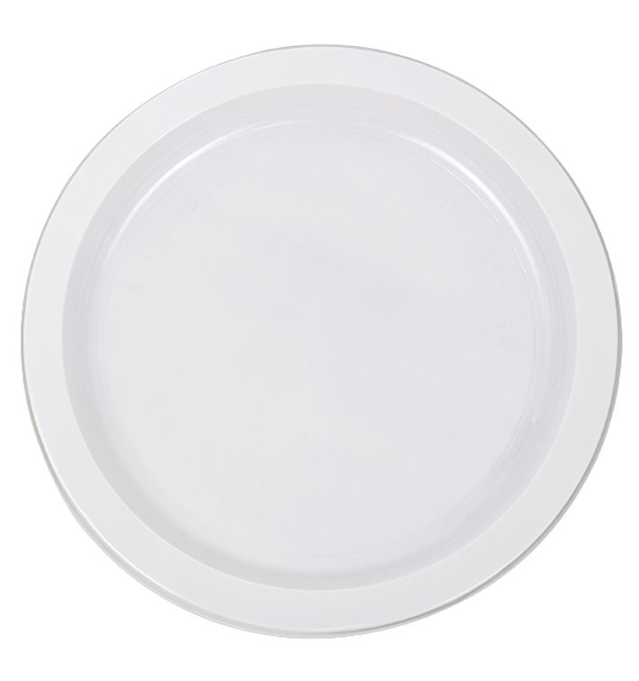 Assiette Réutilisable PS Plate Blanche 22cm (550Utés) Assiette Réutilisable PS Plate Blanche 22cm (550Utés)