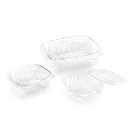 Coque avec charnière PET 370ml (50 Utés)