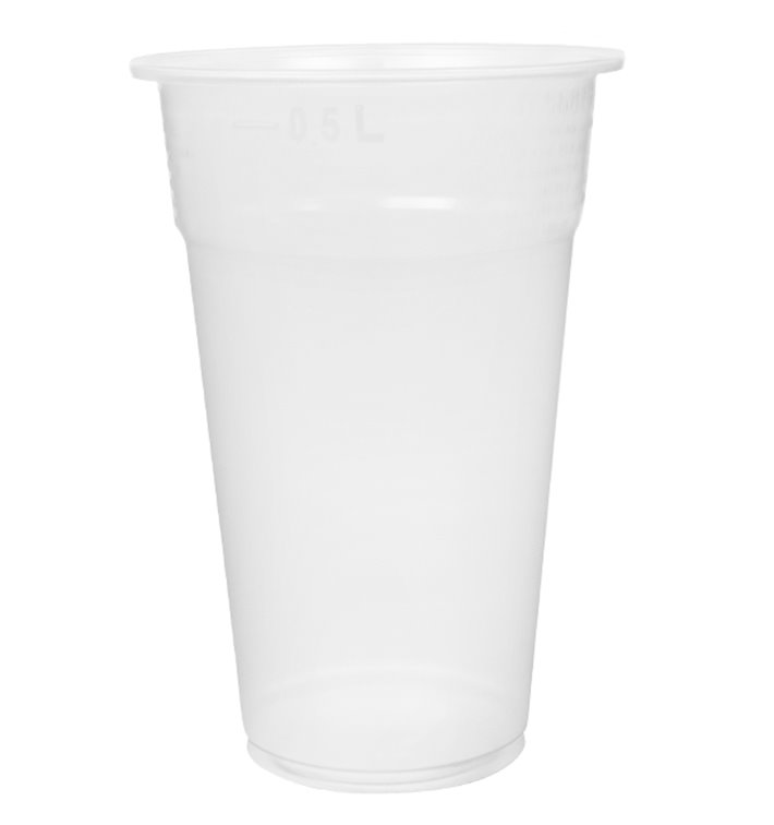 Gobelet en Plastique PP Réutilisable Transparent 550ml Ø9,0cm (75 Utés) Gobelet en Plastique PP Réutilisable Transparent 550ml Ø9,0cm (75 Utés)