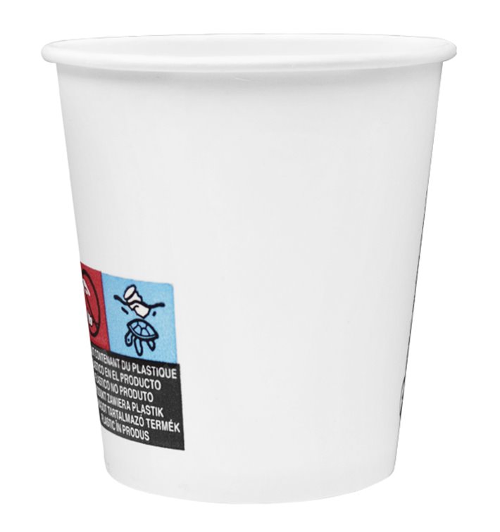 Gobelet Carton 4Oz/120ml Blanc (50 Utés) Gobelet Carton 4Oz/120ml Blanc (50 Utés)