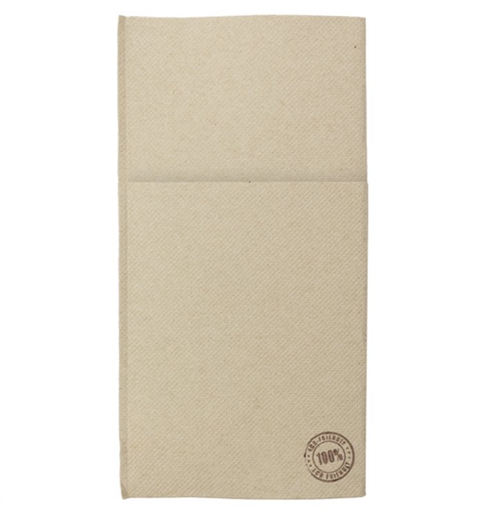 Serviette Kangourou en Papier Molletonnée 40x40cm Eco (30 Utés) Serviette Kangourou en Papier Molletonnée 40x40cm Eco (30 Utés)