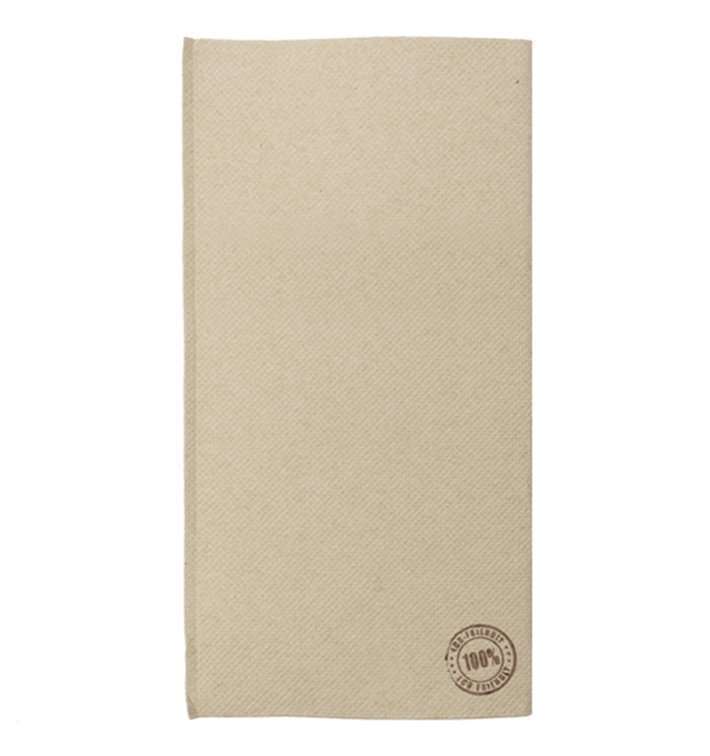 Serviette Ecologique Molletonnée 40x40cm 1/8 2E (60 Utés) Serviette Ecologique Molletonnée 40x40cm 1/8 2E (60 Utés)