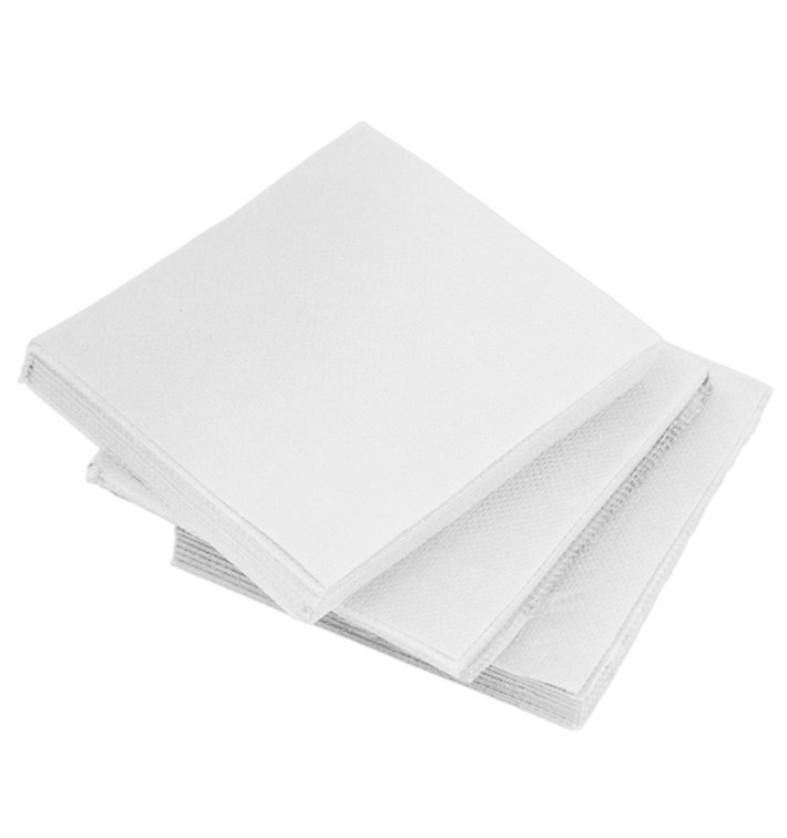 Serviette Cocktail en Papier Molletonnée 20x20cm 2E Noire (100 Utés) Serviette Cocktail en Papier Molletonnée 20x20cm 2E Noire (100 Utés)