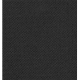 Serviette Kangourou en Papier Molletonnée 40x40cm Noire (480 Utés)