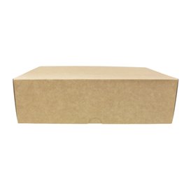 Boîte Pâtissière  en Carton Kraft 20,4x15,8x6cm 1kg (20 Utés)