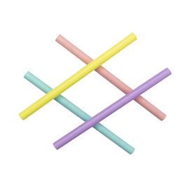 Paille Droite Papier Couleurs Ø1,2cm 20cm (50 Utés)