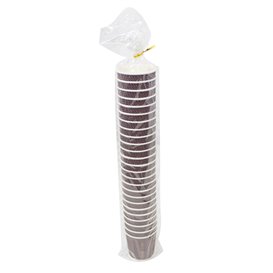 Gobelet Carton 9Oz/270ml Ondulé Kraft Ø8cm (25 Utés)