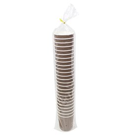 Gobelet Carton 9Oz/270ml Ondulé Kraft Ø8cm (25 Utés)