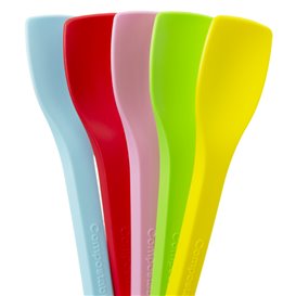 Cuillère à Glace Couleurs CPLA 10cm (100 Utés)