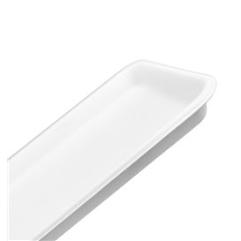 Plateau en Canne à Sucre Blanc 22,5x16cm (50 Utés)