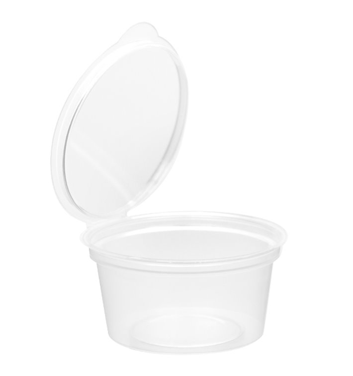 Pot PP Transparent pour sauces 30ml Ø4,8cm (5.000 Utés) Pot PP Transparent pour sauces 30ml Ø4,8cm (5.000 Utés)