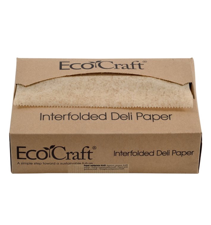 Papier Ingraissable Kraft en Distributeur 20,6x27cm (6.000 Utés) Papier Ingraissable Kraft en Distributeur 20,6x27cm (6.000 Utés)