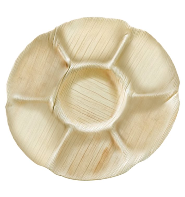 Assiette Ronde Feuilles de Palmier 7C Ø29,5cm (10 Utés) Assiette Ronde Feuilles de Palmier 7C Ø29,5cm (10 Utés)
