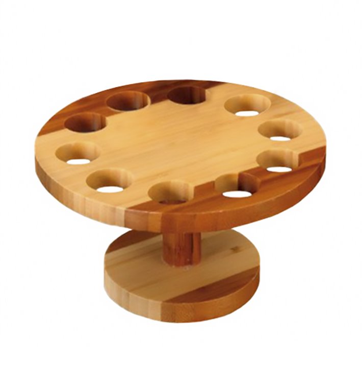 Stand en Bambou pour 10 Cornets (12 Utés) Stand en Bambou pour 10 Cornets (12 Utés)