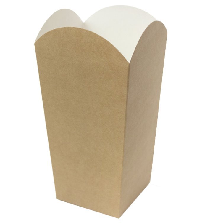 Etuis à Pop-Corn Moyen Kraft 90g 7,8x10,5x18cm (25 Utés) Etuis à Pop-Corn Moyen Kraft 90g 7,8x10,5x18cm (25 Utés)