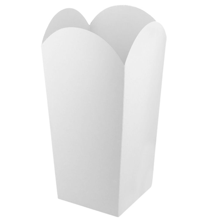 Etuis à Pop-Corn Petit Blanc 45gr 6,5x8,5x15cm (700 Utés) Etuis à Pop-Corn Petit Blanc 45gr 6,5x8,5x15cm (700 Utés)