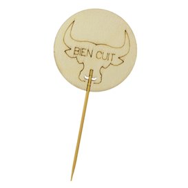 Bâton de Cuisine en Bambou 9cm “Bien Cuit” (1200 Utés)