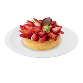 Assiette Dure Réutilisable Plate Blanc PP Ø18,5cm (600 Utés)