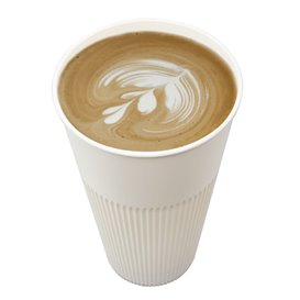 Gobelet Réutilisable et Durable en PP Crème 470ml Ø9,6cm (5 Unités)