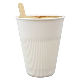 Gobelet Réutilisable et Durable en PP Crème 355ml Ø9,6cm (100 Unités)